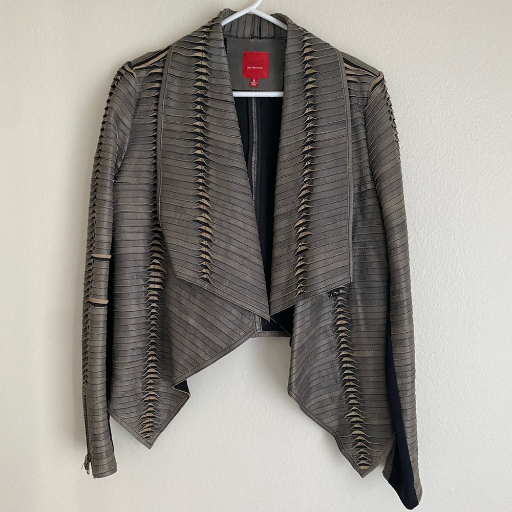 Brand new Saks Fifth Ave genuine leather jacket